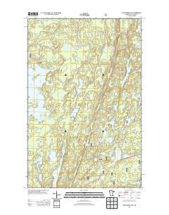 Angleworm Lake Minnesota Historical topographic map, 1:24000 scale, 7.5 X 7.5 Minute, Year 2013