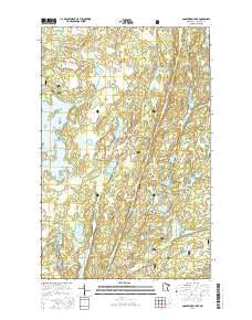 Angleworm Lake Minnesota Current topographic map, 1:24000 scale, 7.5 X 7.5 Minute, Year 2016