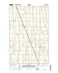 Angus Minnesota Current topographic map, 1:24000 scale, 7.5 X 7.5 Minute, Year 2016