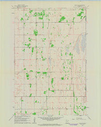 Angus SE Minnesota Historical topographic map, 1:24000 scale, 7.5 X 7.5 Minute, Year 1961