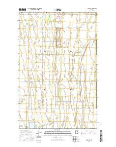 Angus SE Minnesota Current topographic map, 1:24000 scale, 7.5 X 7.5 Minute, Year 2016