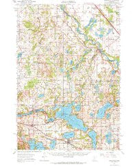 Annandale Minnesota Historical topographic map, 1:62500 scale, 15 X 15 Minute, Year 1951