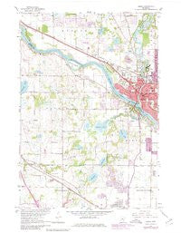 Anoka Minnesota Historical topographic map, 1:24000 scale, 7.5 X 7.5 Minute, Year 1967