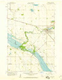 Appleton Minnesota Historical topographic map, 1:24000 scale, 7.5 X 7.5 Minute, Year 1958