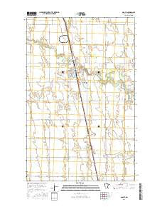 Argyle Minnesota Current topographic map, 1:24000 scale, 7.5 X 7.5 Minute, Year 2016