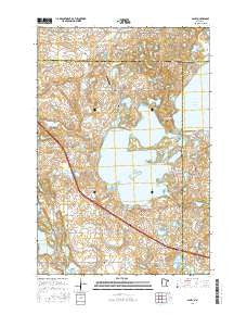 Ashby Minnesota Current topographic map, 1:24000 scale, 7.5 X 7.5 Minute, Year 2016