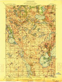 Ashby Minnesota Historical topographic map, 1:62500 scale, 15 X 15 Minute, Year 1913