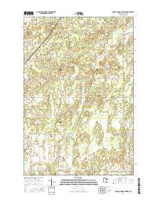 Askov Lookout Tower Minnesota Current topographic map, 1:24000 scale, 7.5 X 7.5 Minute, Year 2016