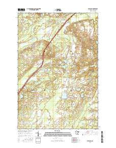 Atkinson Minnesota Current topographic map, 1:24000 scale, 7.5 X 7.5 Minute, Year 2016