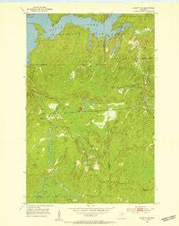 Babbitt NE Minnesota Historical topographic map, 1:24000 scale, 7.5 X 7.5 Minute, Year 1952