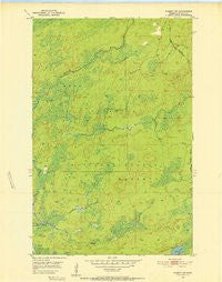 Babbitt SW Minnesota Historical topographic map, 1:24000 scale, 7.5 X 7.5 Minute, Year 1951