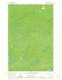 Babbitt SW Minnesota Historical topographic map, 1:24000 scale, 7.5 X 7.5 Minute, Year 1951