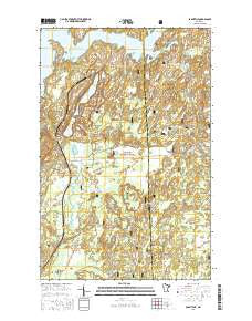 Babbitt NE Minnesota Current topographic map, 1:24000 scale, 7.5 X 7.5 Minute, Year 2016