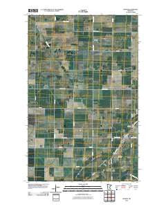 Badger Minnesota Historical topographic map, 1:24000 scale, 7.5 X 7.5 Minute, Year 2010