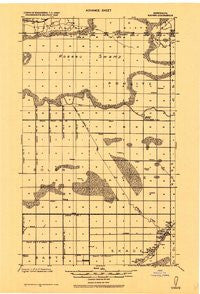 Badger Minnesota Historical topographic map, 1:62500 scale, 15 X 15 Minute, Year 1919