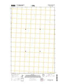 Badger NE OE N Minnesota Current topographic map, 1:24000 scale, 7.5 X 7.5 Minute, Year 2016