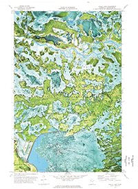 Bailey Lake Minnesota Historical topographic map, 1:24000 scale, 7.5 X 7.5 Minute, Year 1972