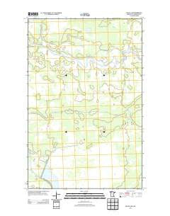 Bailey Lake Minnesota Historical topographic map, 1:24000 scale, 7.5 X 7.5 Minute, Year 2013