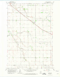 Baker Minnesota Historical topographic map, 1:24000 scale, 7.5 X 7.5 Minute, Year 1964