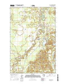 Ball Bluff Minnesota Current topographic map, 1:24000 scale, 7.5 X 7.5 Minute, Year 2016