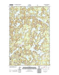 Balsam Lake Minnesota Historical topographic map, 1:24000 scale, 7.5 X 7.5 Minute, Year 2013
