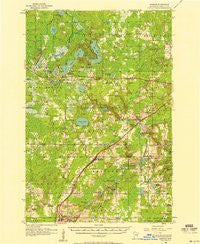 Barnum Minnesota Historical topographic map, 1:62500 scale, 15 X 15 Minute, Year 1956