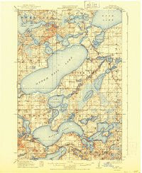 Battle Lake Minnesota Historical topographic map, 1:62500 scale, 15 X 15 Minute, Year 1914