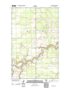 Baudette SE Minnesota Historical topographic map, 1:24000 scale, 7.5 X 7.5 Minute, Year 2013
