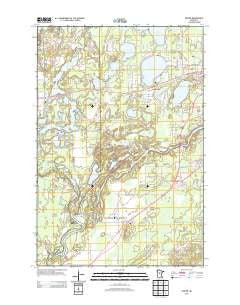 Baxter Minnesota Historical topographic map, 1:24000 scale, 7.5 X 7.5 Minute, Year 2013