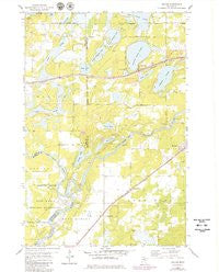 Baxter Minnesota Historical topographic map, 1:24000 scale, 7.5 X 7.5 Minute, Year 1954