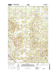 Becker Minnesota Current topographic map, 1:24000 scale, 7.5 X 7.5 Minute, Year 2016