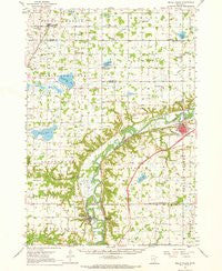 Belle Plaine Minnesota Historical topographic map, 1:62500 scale, 15 X 15 Minute, Year 1957