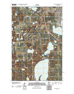 Bemidji West Minnesota Historical topographic map, 1:24000 scale, 7.5 X 7.5 Minute, Year 2010