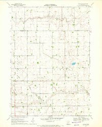 Bergen Minnesota Historical topographic map, 1:24000 scale, 7.5 X 7.5 Minute, Year 1970