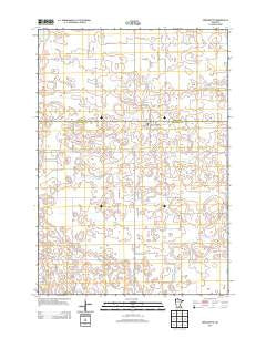 Bernadotte Minnesota Historical topographic map, 1:24000 scale, 7.5 X 7.5 Minute, Year 2013