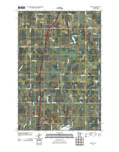 Beroun Minnesota Historical topographic map, 1:24000 scale, 7.5 X 7.5 Minute, Year 2010