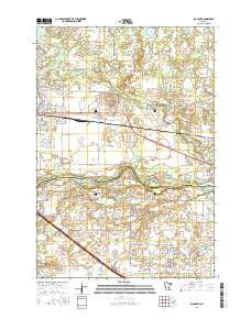 Big Lake Minnesota Current topographic map, 1:24000 scale, 7.5 X 7.5 Minute, Year 2016