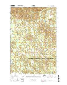 Big Thunder Peak Minnesota Current topographic map, 1:24000 scale, 7.5 X 7.5 Minute, Year 2016