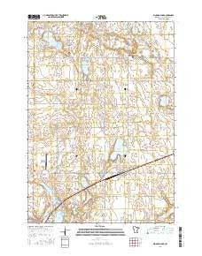Bingham Lake Minnesota Current topographic map, 1:24000 scale, 7.5 X 7.5 Minute, Year 2016