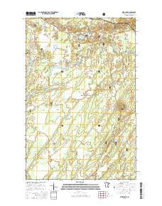 Bird Lake Minnesota Current topographic map, 1:24000 scale, 7.5 X 7.5 Minute, Year 2016