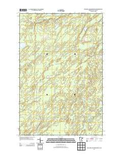 Boulder Lake Reservoir NE Minnesota Historical topographic map, 1:24000 scale, 7.5 X 7.5 Minute, Year 2013