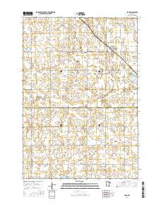 Boyd Minnesota Current topographic map, 1:24000 scale, 7.5 X 7.5 Minute, Year 2016