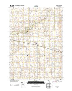 Bricelyn Minnesota Historical topographic map, 1:24000 scale, 7.5 X 7.5 Minute, Year 2013