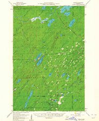 Brimson Minnesota Historical topographic map, 1:62500 scale, 15 X 15 Minute, Year 1957