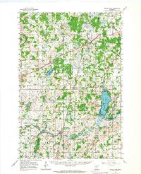 Brook Park Minnesota Historical topographic map, 1:62500 scale, 15 X 15 Minute, Year 1961