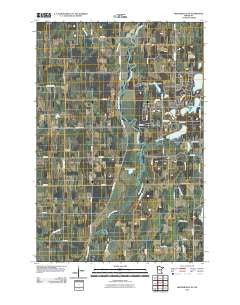 Browerville NE Minnesota Historical topographic map, 1:24000 scale, 7.5 X 7.5 Minute, Year 2010