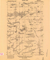 Brule Lake Minnesota Historical topographic map, 1:62500 scale, 15 X 15 Minute, Year 1919