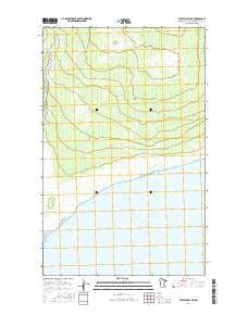 Buffalo Bay NE Minnesota Current topographic map, 1:24000 scale, 7.5 X 7.5 Minute, Year 2016
