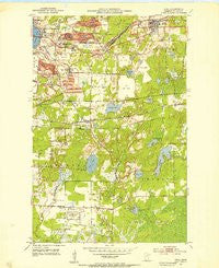 Buhl Minnesota Historical topographic map, 1:24000 scale, 7.5 X 7.5 Minute, Year 1951