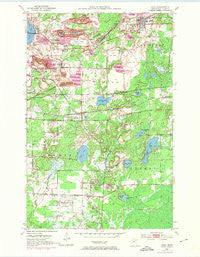 Buhl Minnesota Historical topographic map, 1:24000 scale, 7.5 X 7.5 Minute, Year 1951